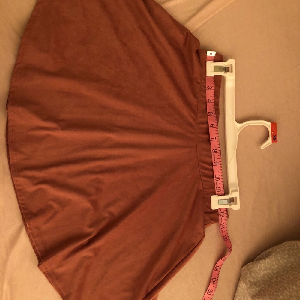 Blush skater skirt